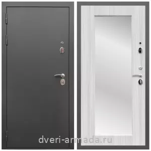 Белые двери с зеркалом, Дверь входная Армада Гарант / МДФ 16 мм ФЛЗ-Пастораль, Сандал белый