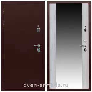Красивые входные двери, Дверь входная утепленная Армада Люкс Антик медь / МДФ 16 мм СБ-16 Сандал белый