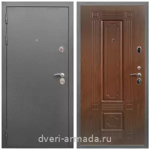 Правые входные двери, Дверь входная Армада Оптима Антик серебро / МДФ 16 мм ФЛ-2 Мореная береза