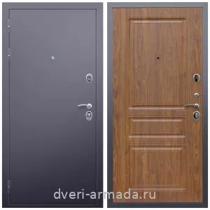Входные двери с тремя петлями, Дверь входная Армада Люкс Антик серебро / МДФ 16 мм ФЛ-243 Морёная береза
