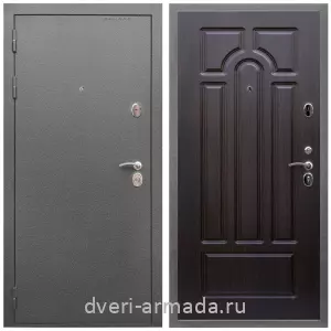 Для загородного дома, Дверь входная Армада Оптима Антик серебро / МДФ 6 мм ФЛ-58 Венге