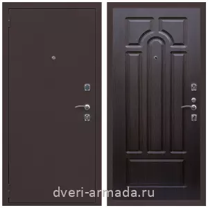 Входные двери Антик медь, Дверь входная Армада Комфорт Антик медь / МДФ 6 мм ФЛ-58 Венге
