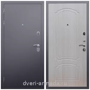 2 контура, Дверь входная Армада Люкс Антик серебро / МДФ 6 мм ФЛ-140 Дуб беленый с хорошей шумоизоляцией квартирная