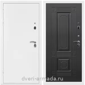 Входные двери с двумя петлями, Дверь входная Армада Оптима Белая шагрень / МДФ 16 мм ФЛ-2 Венге