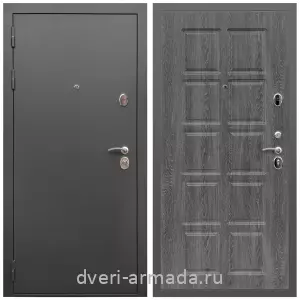 Входные двери 880х2050, Дверь входная Армада Гарант / МДФ 10 мм ФЛ-38 Дуб Филадельфия графит