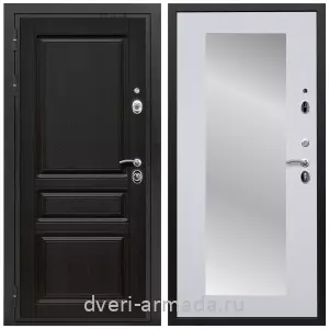 Белые двери с зеркалом, Дверь входная Армада Премиум-Н МДФ 16 мм ФЛ-243 Венге / МДФ 16 мм ФЛЗ пастораль Белый матовый