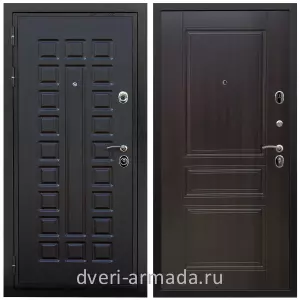 Двери МДФ для квартиры, Дверь входная Армада Триумф МДФ 16 мм ФЛ-183 / МДФ 6 мм ФЛ-243 Эковенге