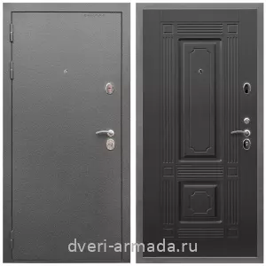 Двери оптом, Металлическая дверь входная Армада Оптима Антик серебро / МДФ 16 мм ФЛ-2 Венге
