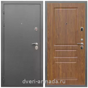Двери оптом, Металлическая дверь входная Армада Оптима Антик серебро / МДФ 16 мм ФЛ-243 Морёная береза