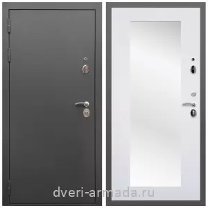 Белые двери с зеркалом, Дверь входная Армада Гарант / МДФ 16 мм ФЛЗ-Пастораль, Ясень белый
