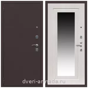 Утепленные входные двери, Дверь входная Армада Комфорт Антик медь / МДФ 16 мм ФЛЗ-120 Дуб белёный