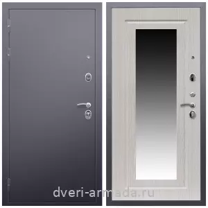 Правые входные двери, Дверь входная Армада Люкс Антик серебро / МДФ 16 мм ФЛЗ-120 Дуб белёный от производителя