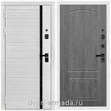 Дверь входная Армада Каскад WHITE МДФ 10 мм / МДФ 6 мм ФЛ-138 Дуб Филадельфия графит