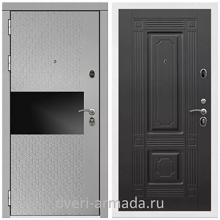 Дверь входная Армада Престиж Белая шагрень МДФ 16 мм Милк рикамо софт / ФЛ-2 Венге