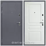 Дверь входная Армада Престиж Антик серебро / МДФ 16 мм ФЛ-243 Белый матовый